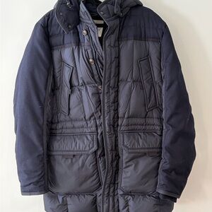 Moncler Navy Puffer Coat